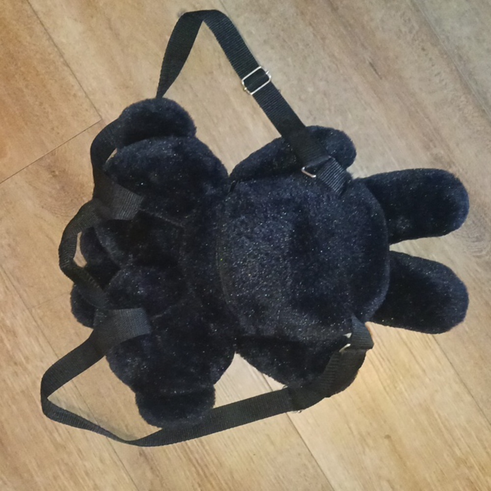 Hot Topic Black Double Teddy Bear Backpack - Picture 2 of 8